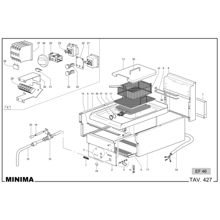 Eclaté friteuse minima EF46