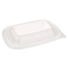 Petits couvercles rectangulaires pour barquettes alimentaires Fastpac 500ml (lot de 300)