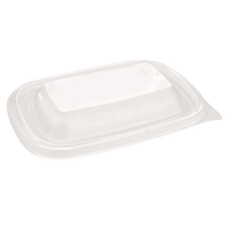 Petits couvercles rectangulaires pour barquettes alimentaires Fastpac 500ml (lot de 300)