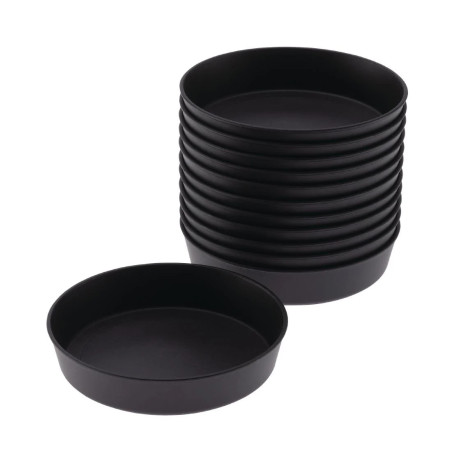 Moules à quiche Exoglass Matfer Bourgeat 100mm (lot de 12)