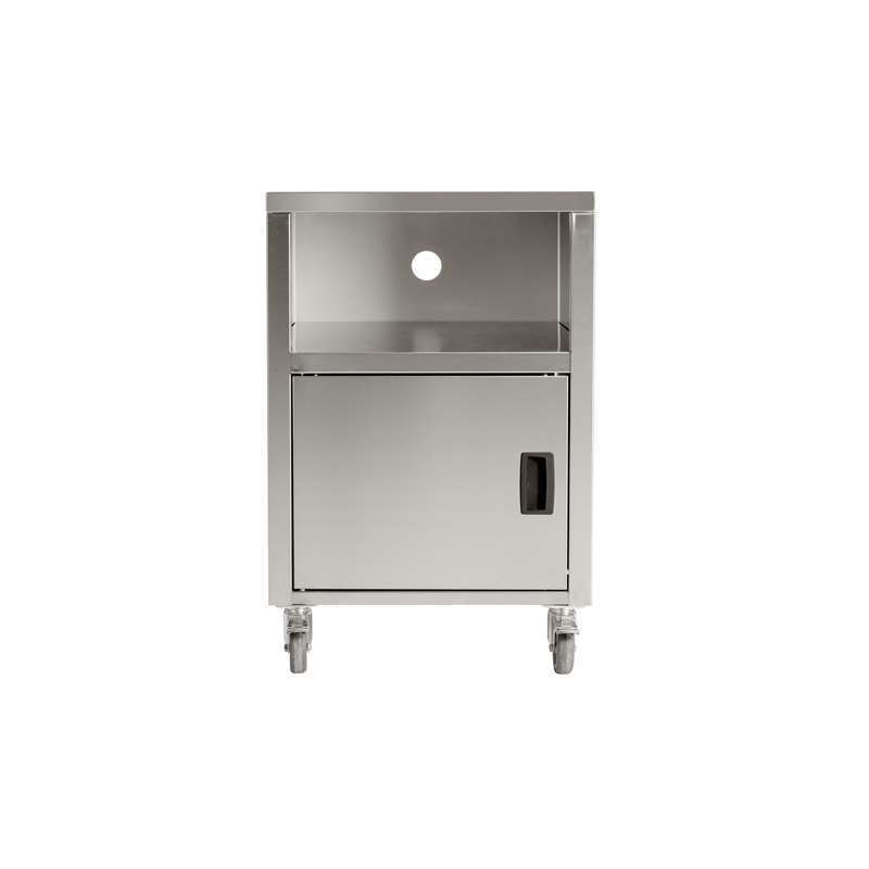 Support inox mobile 470x570x700 mm pour machines sous vide - 650239