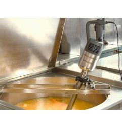 Support robot coupe mixer pour marmite 500 à 1000 mm