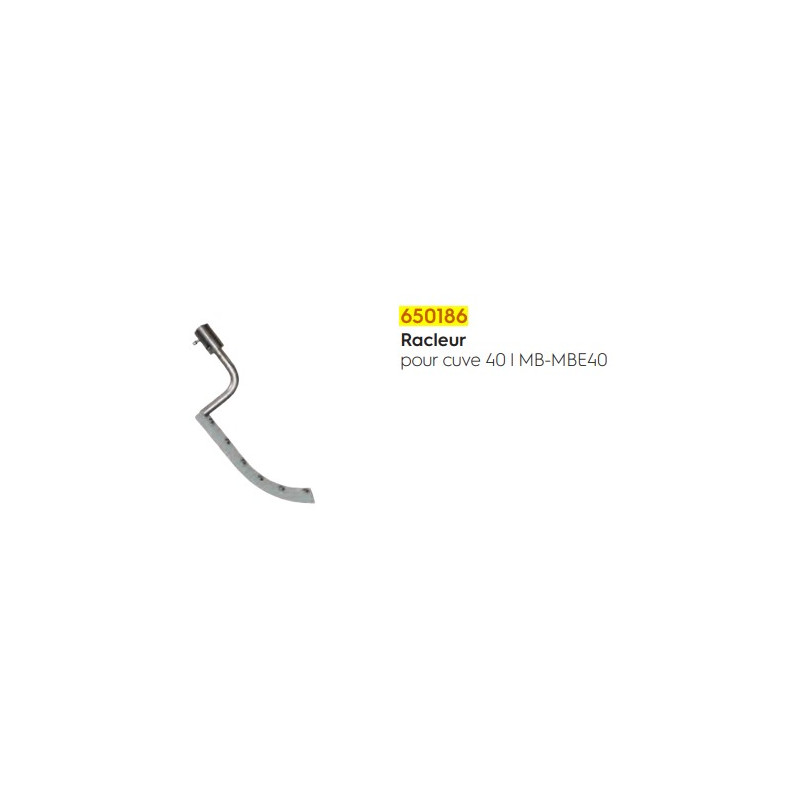 Racleur de cuve pour MBE40 MB40 - 650186