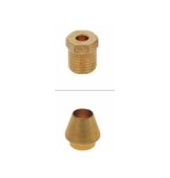 RACCORD ET OLIVE POUR TUBE ø 4 mm (lot de 20 paires)