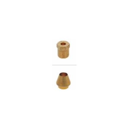 RACCORD ET OLIVE POUR TUBE ø 4 mm (lot de 20 paires)