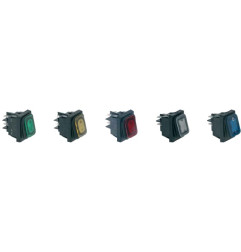 INTERRUPTEURS BASCULANTS COULEURS (DECOUPE 22x30mm) - IP65