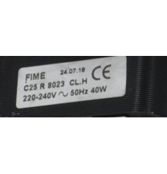 MOTEUR AVEC HELICE FIME C20X0E01-33 40W 220/240V 50/60Hz