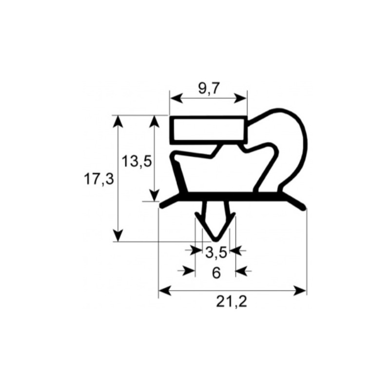 JOINT 1001 A ENCASTRER 632x483 mm