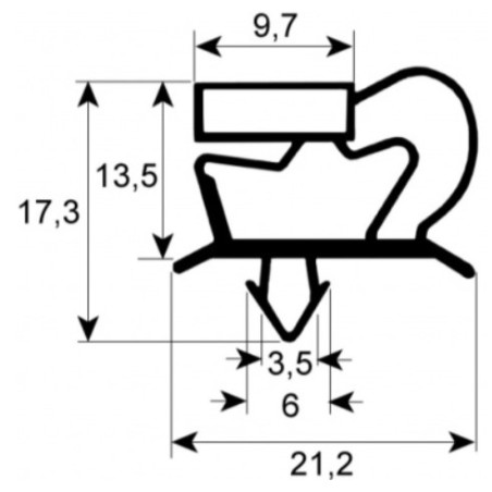 JOINT 1001 A ENCASTRER 632x483 mm