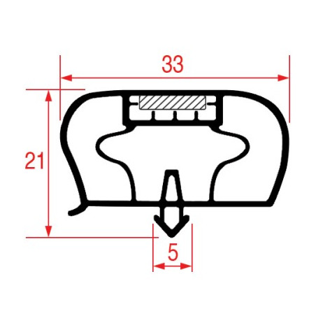 JOINT 1051 A ENCASTRER 805x452 mm