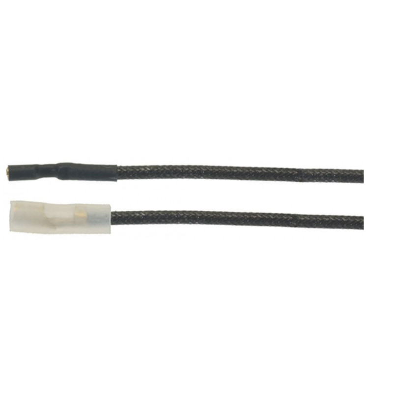 CABLE POUR ALLUMEUR 500 mm cosse ø 2,4 mm et cosse ø 4 mm