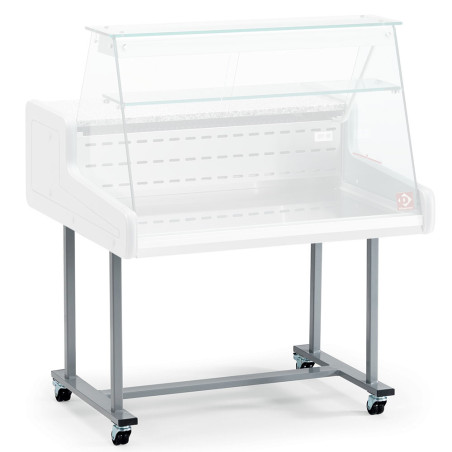 Chariot mobile pour comptoir vitrine SUP10 et SUP15