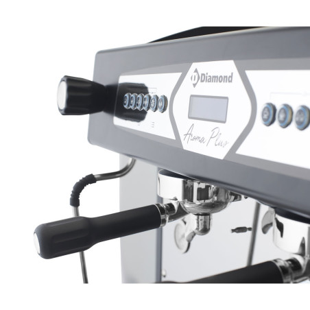 Machine à café 2 groupes, automatique (avec display) - NOIR
