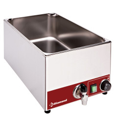 Bain Marie de table électrique GN 1/1 - 150 mm + robinet