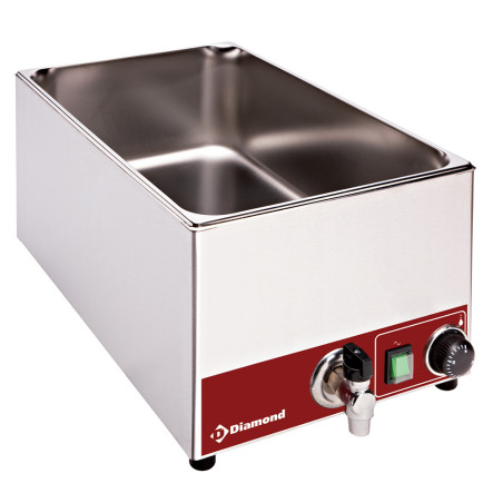 Bain Marie de table électrique GN 1/1 - 150 mm + robinet