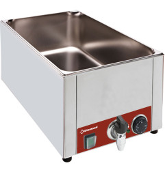 Bain Marie de table électrique GN 1/1 - 150 mm + robinet