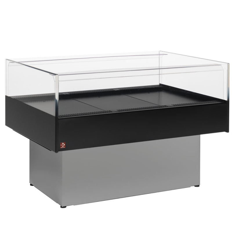 Vitrine self-service réfrigérée "panoramique" - GRIS/NOIR Vitrine self-service réfrigérée "panoramique" - GRIS/NOIR