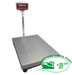 Bascule électronique inox avec colonne ,150Kg x 10g