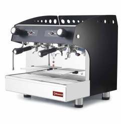 Machine à café expresso 2 groupes, semi-automatique - NOIR