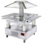 Ilot buffet - Salad bar, réfrigéré, 4x GN1/1-150 (Bois Blanc) Ilot buffet - Salad bar, réfrigéré, 4x GN1/1-150 (Bois Blanc)