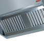 Hotte complète (8/9T-2500 M3/h) 120 Pa, éclairage, variateur, 4 filtres