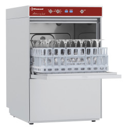 Lave-verres panier carré 400x400 mm + dispositif anti-pollution de type AB (Break Tank)