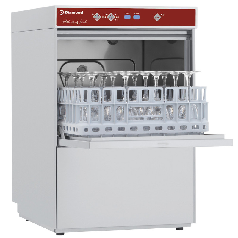 Lave-verres panier carré 400x400 mm + dispositif anti-pollution de type AB (Break Tank) Lave-verres panier carré 400x400 mm + dispositif anti-pollution de type AB (Break Tank)