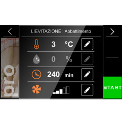 Cellule de congélation rapide, TOUCH SCREEN 5x GN 1/1 (ou) 600x400 (20-12 Kg)