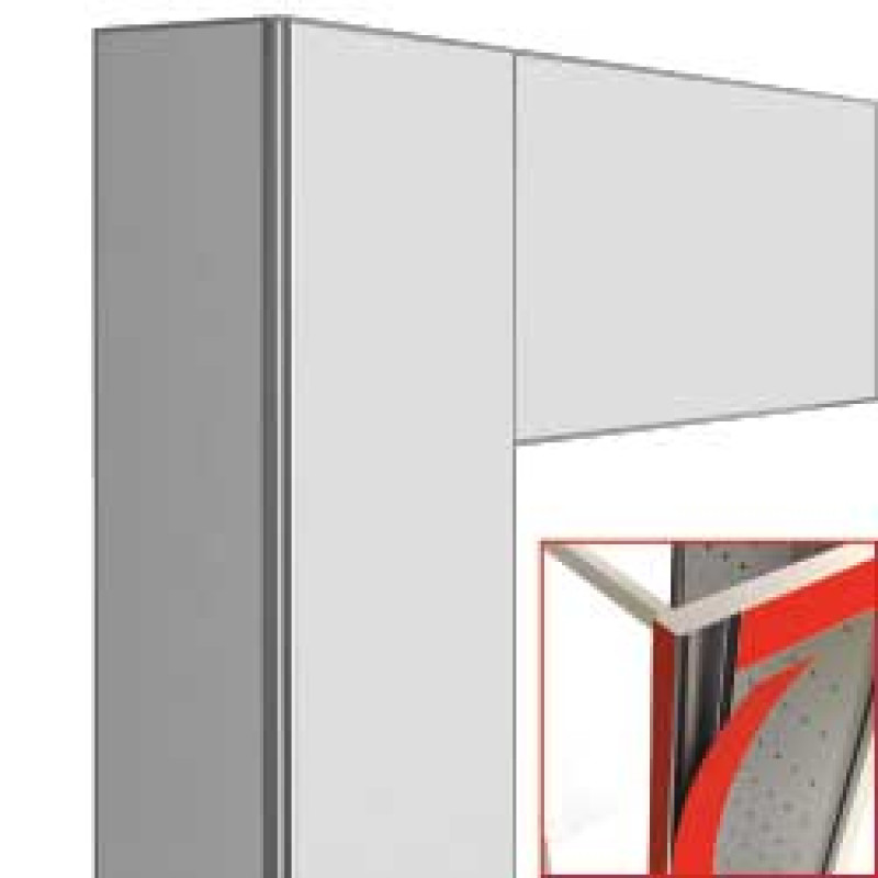 Déco vitrine 216 Lt. Blanc mat- magnétique Déco vitrine 216 Lt. Blanc mat- magnétique