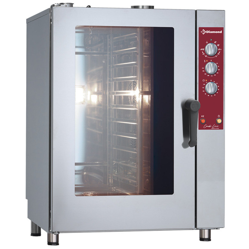 Four gaz vapeur/convection, 11x GN 1/1 Four gaz vapeur/convection, 11x GN 1/1