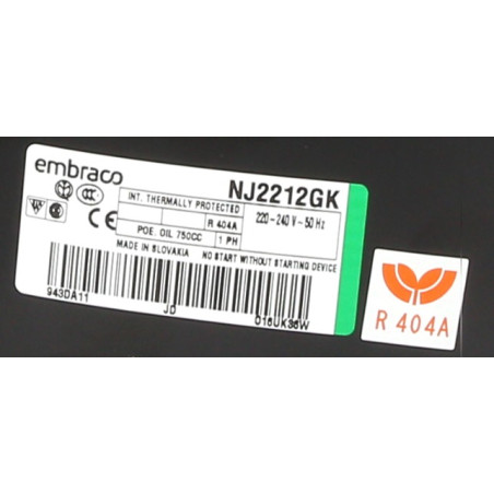 COMPRESSEUR EMBRACO NJ2212GK CSR