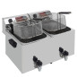 Friteuse de table électrique 2x 10 litres + robinet de vidange Friteuse de table électrique 2x 10 litres + robinet de vidange