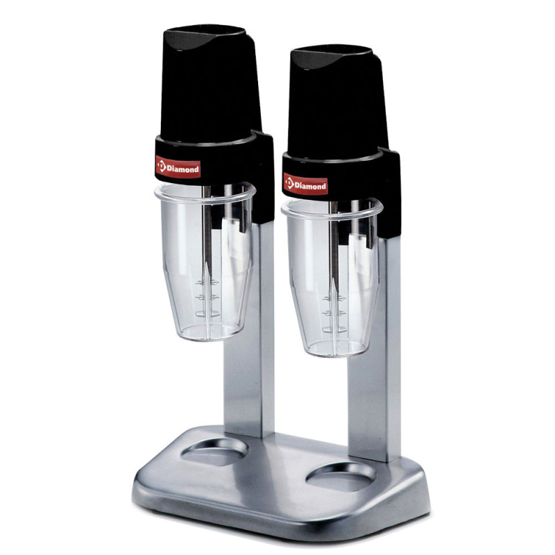 Machine à milk-shake, 2 verres Lexan 2x 650 cl Machine à milk-shake, 2 verres Lexan 2x 650 cl