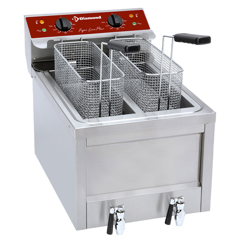Friteuse électrique 2 x 8 Lit. - TOP Friteuse électrique 2 x 8 Lit. - TOP