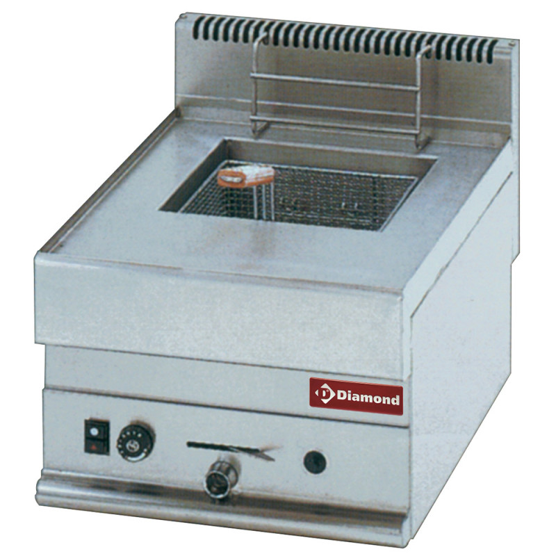 Friteuse gaz 1 cuve de 8 litres -Top- Friteuse gaz 1 cuve de 8 litres -Top-
