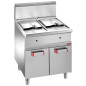 Friteuse gaz 2 cuves 14 litres sur armoire Friteuse gaz 2 cuves 14 litres sur armoire