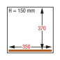 Machine sous-vide, chambre 350x370xh150 mm - 8 m3/h Machine sous-vide, chambre 350x370xh150 mm - 8 m3/h