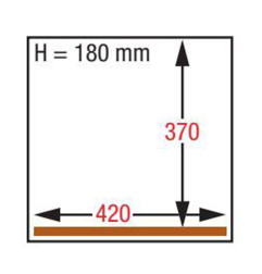 Machine sous-vide, chambre 420x370xh135 mm - 16 m3/h