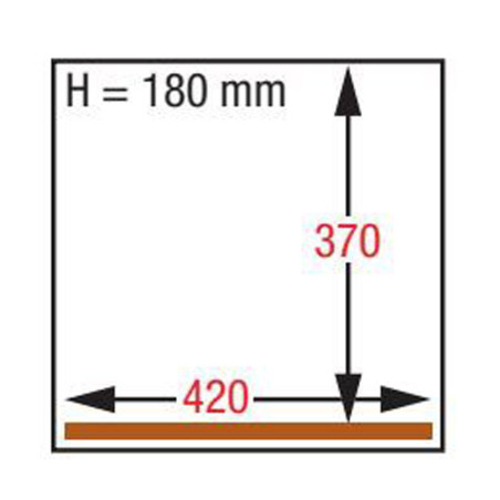 Machine sous-vide, chambre 420x370xh135 mm - 16 m3/h