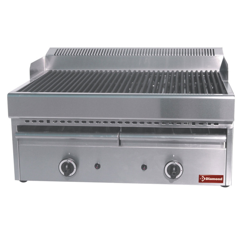 Grill-vapeur gaz avec grille de cuisson en fonte -Top- Grill-vapeur gaz avec grille de cuisson en fonte -Top-