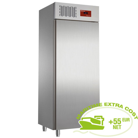 Armoire frigorifique 20x EN 600x400, ventilé (500 Lit.) - Acier inox
