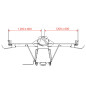 Laminoir à bande sur socle, 600x1200 mm - Vitesse variable Laminoir à bande sur socle, 600x1200 mm - Vitesse variable