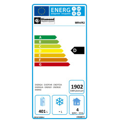 Table frigorifique, ventilée, 4 portes GN 1/1 (550 Lit.)