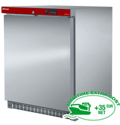 Congélateur statique, 150 litres. acier inox