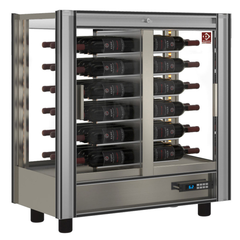 Vitrine réfrigérée à vins Lt. 216 - Traversante - Modulable Vitrine réfrigérée à vins Lt. 216 - Traversante - Modulable