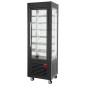 Vitrine panoramique, 5 grilles, ventilée, 360 LT, Noire Vitrine panoramique, 5 grilles, ventilée, 360 LT, Noire