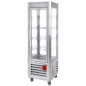 Vitrine panoramique, 5 grilles, 360 LT, Inox.