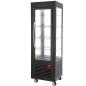 Vitrine panoramique, 5 grilles, 360 LT, Noire Vitrine panoramique, 5 grilles, 360 LT, Noire