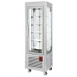 Vitrine panoramique, 5 plateaux tournants, 360 LT, inox. Vitrine panoramique, 5 plateaux tournants, 360 LT, inox.