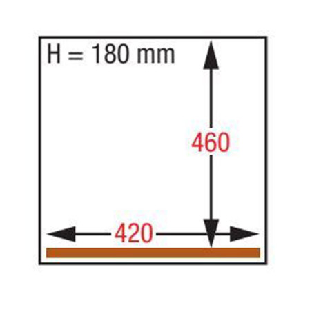 Machine sous-vide, chambre 420x460xh180 mm - 21 m3/h